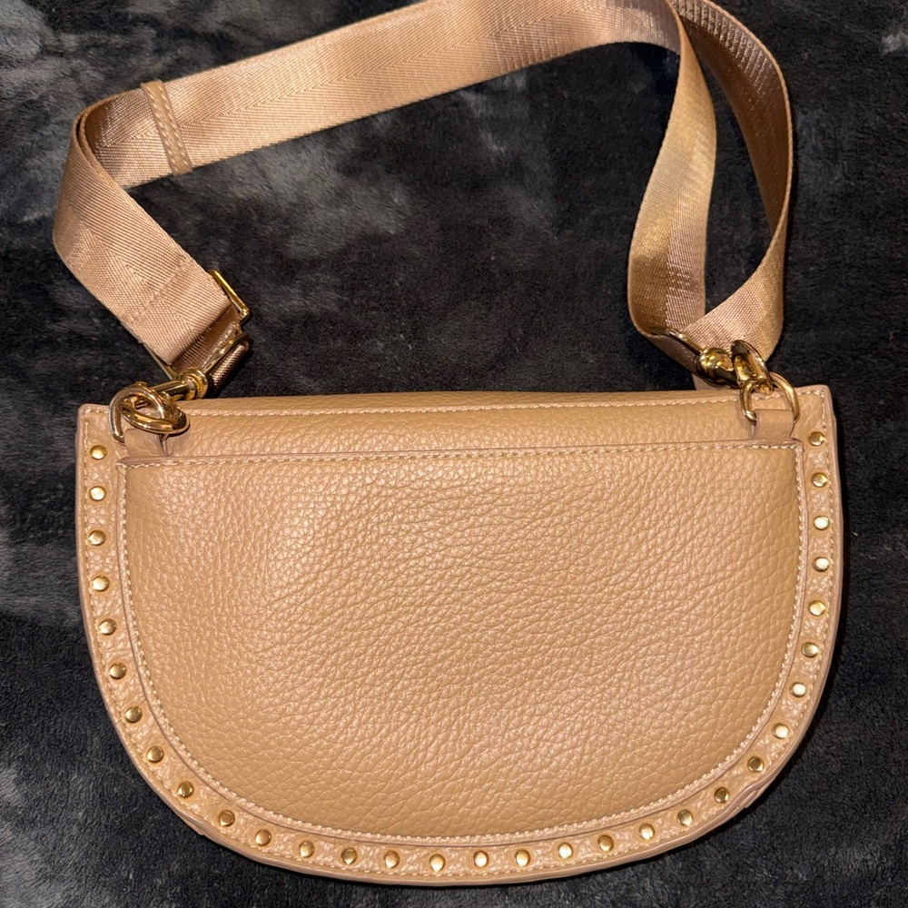 Tan Leather Crossbody Bag - Picture 7 of 8